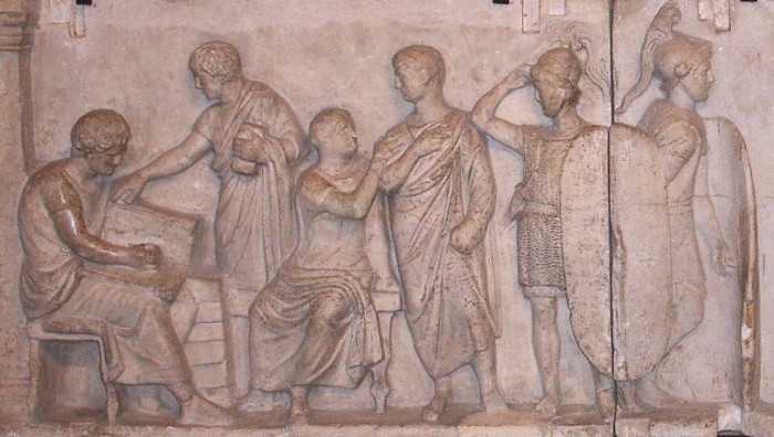 relief dit de Domitius Ahenonarbus -photo Maro