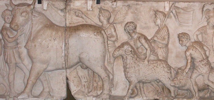 relief dit de Domitius Ahenonarbus -phot Maro