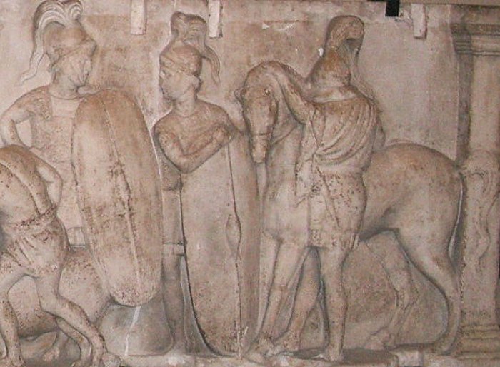 relief dit de Domitius Ahenonarbus - photo Maro