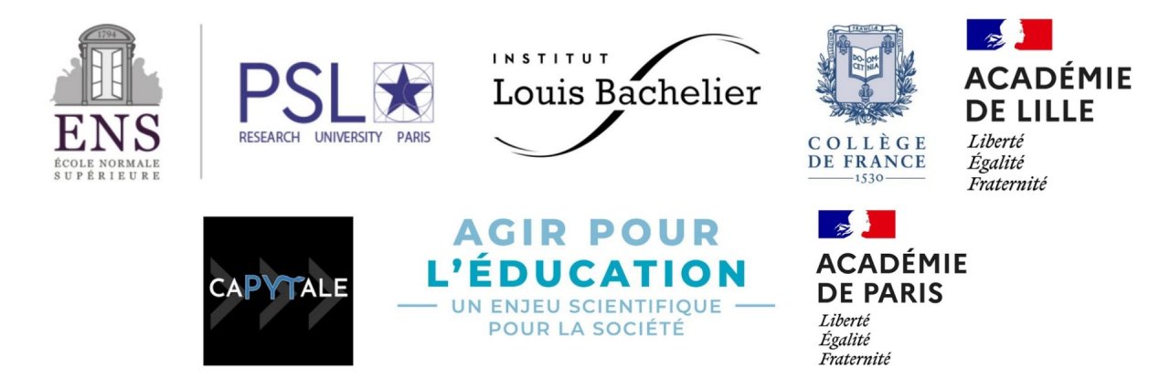 Logos de différents partenaires