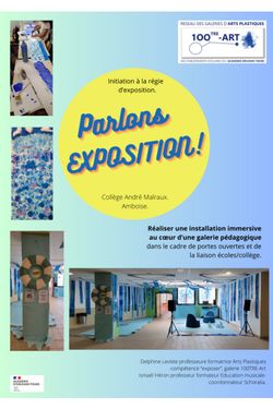 Réaliser une installation immersive au cœur d'une galerie pédagogique