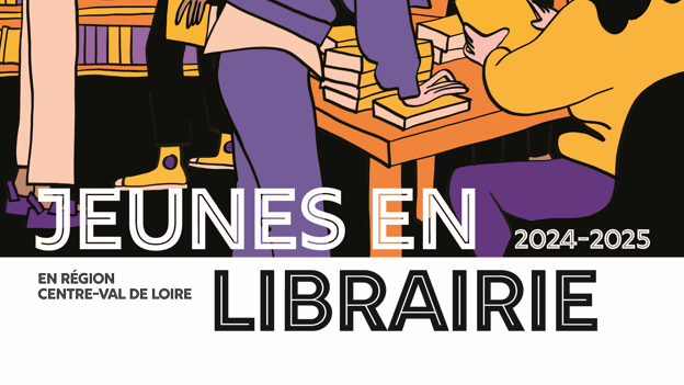 Affiche Jeunes en librairie 2024
