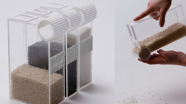 Doseurs d'aliments secs, Collection les yeux derrière la tête